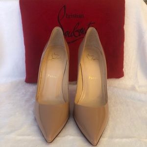 Christian Louboutin Nude Kate Pumps  37.5